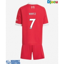 Liverpool Florian Wirtz #7 Domaci Dres za djecu 2025-26 Kratak Rukav (+ Kratke hlače)
